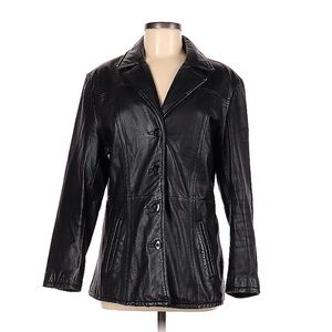 Wilsons Leather Jacket with Thinsulate Liner Black Size 2X —100% Genuine Leather